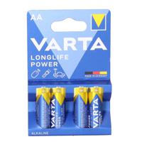 Varta Alkaline AA batterijen longlife power 1.5 V - pakje van 4x stuks - Penlites - thumbnail