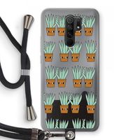 Sansevieria: Xiaomi Redmi 9 Transparant Hoesje met koord