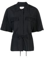 Nanushka chemise Camara en popeline - Noir - thumbnail