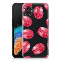 Samsung Galaxy Xcover 6 Pro | Siliconen Case | Pink Macarons