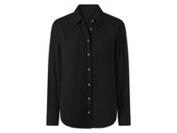 esmara Mousseline dames blouse (Zwart, 40)