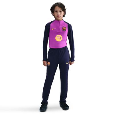 Nike FC Barcelona Strike Trainingsbroek 2025-2026 Kids Donkerblauw Goud Nike FC Barcelona Strike Trainingsbroek 2025-2026 Kids Donkerblauw Goud