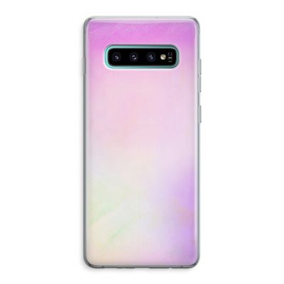 Flow mist pastel: Samsung Galaxy S10 Plus Transparant Hoesje