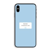 Reminder: iPhone XS Max Biologisch afbreekbaar hoesje