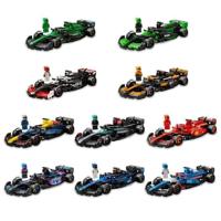 LEGO Formule 1 Speed Champions 10-delige set - Bouwset met raceauto + 1 verzamelminifiguur