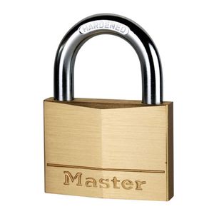Masterlock 60mm - 30mm hardened steel shackle, 9mm diam. - double locking - 5-pin - 160EURD