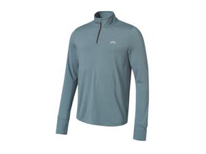 CRIVIT Heren sportshirt met smartwatch opening (Groen, M)