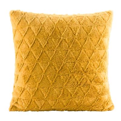 2e Halve Prijs Leen Bakker - Sierkussen Nynke - Oker - 45x45 Cm - Polyester - Geel