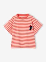 T-shirt voor meisjes met print koraal