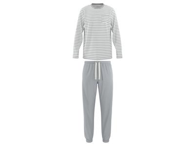 LIVERGY Heren pyjama (Grijs, M)