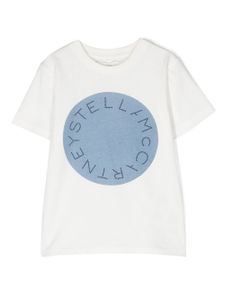 Stella McCartney Kids t-shirt à logo imprimé - Blanc