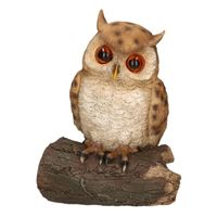 Hangdecoratie dieren beeld uil vogel 23 cm   - - thumbnail