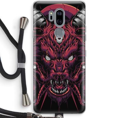Hell Hound and Serpents: LG G7 Thinq Transparant Hoesje met koord