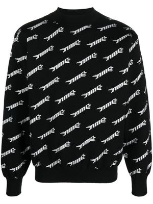 AMBUSH pull à logo en intarsia - Noir
