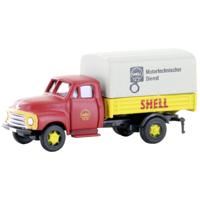 Minis by Lemke LC3234 N Vrachtwagen Opel Blitz laadbak/dekzeil Shell