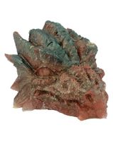 Kristallen Draken Schedel Rode Jaspis Orgoniet - 10 cm - thumbnail