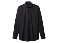 esmara Men Heren overhemd (Zwart, 45)