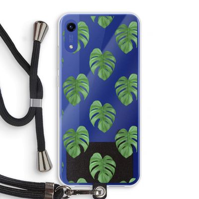 Monstera leaves: Honor Play 8A Transparant Hoesje met koord