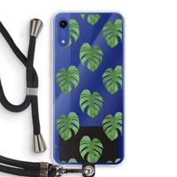 Monstera leaves: Honor Play 8A Transparant Hoesje met koord