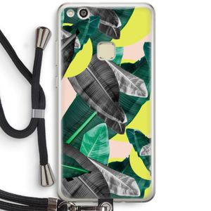 Fantasie jungle: Huawei Ascend P10 Lite Transparant Hoesje met koord