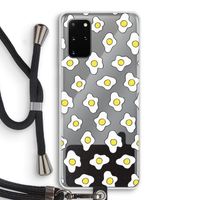 Spiegeleitjes: Samsung Galaxy S20 Plus Transparant Hoesje met koord