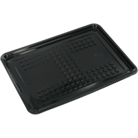 Schaal | vleeswarenschaal | gerecycled PET | rechthoekig | 180x125x zwart | 3000 stuks