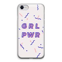 GRL PWR: iPhone 8 Transparant Hoesje