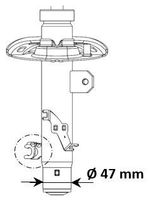 Amortisseur Excel-g Peugeot Avd 3338012 - thumbnail