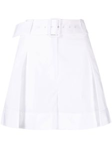 3.1 Phillip Lim short ceinturé à plis - Blanc