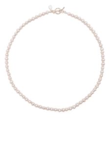 DOWER AND HALL collier en argent sterling serti de perles - Blanc