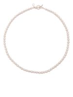 DOWER AND HALL collier en argent sterling serti de perles - Blanc