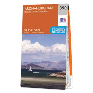 Wandelkaart - Topografische kaart 390 OS Explorer Map Ardnamurchan | O