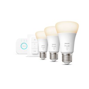 Philips Hue Starterpack - E27 - 10W - White set van 3 929002469204