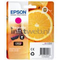 Epson Oranges 33 M inktcartridge 1 stuk(s) Origineel Normaal rendement Magenta - thumbnail