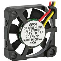 SEPA MF17B05FSE Axiaalventilator 5 V/DC 1.1 m³/h (l x b x h) 17 x 17 x 4.5 mm