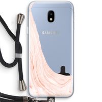 Peach bath: Samsung Galaxy J3 (2017) Transparant Hoesje met koord
