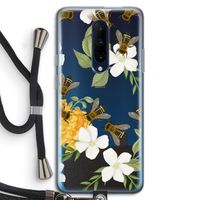 No flowers without bees: OnePlus 7 Pro Transparant Hoesje met koord