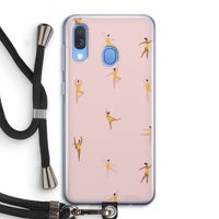 Dans #2: Samsung Galaxy A40 Transparant Hoesje met koord