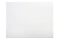 Deskmat qantore 630x500mm wit-transparant