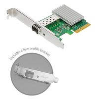 EDIMAX EN-9320SFP+ V2 1 poort PCI Express kaart SFP+ PCIe x4 - thumbnail