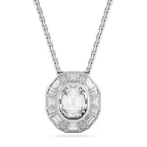 Swarovski 5669915 Ketting Mesmera Octagon zilverkleurig-wit 40-47 cm