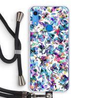 Hibiscus Flowers: Huawei Y6s Transparant Hoesje met koord