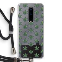 Weed: OnePlus 8 Transparant Hoesje met koord