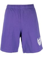 Sporty & Rich short à logo imprimé - Violet