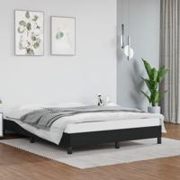 Bedframe kunstleer zwart 140x190 cm