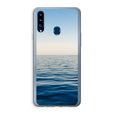 Water horizon: Samsung Galaxy A20s Transparant Hoesje