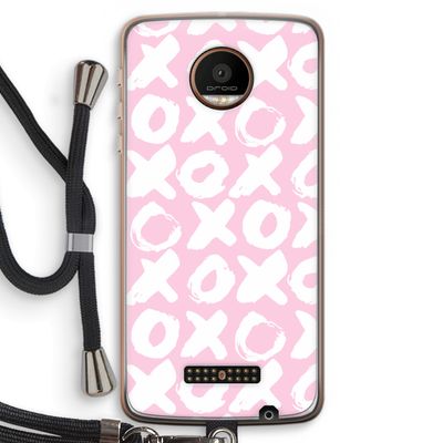 XOXO: Motorola Moto Z Force Transparant Hoesje met koord