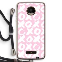 XOXO: Motorola Moto Z Force Transparant Hoesje met koord