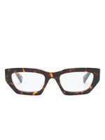 Miu Miu Eyewear lunettes de vue rectangulaires - Marron - thumbnail