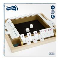 Small Foot shut the box houten dobbelspel gouden editie